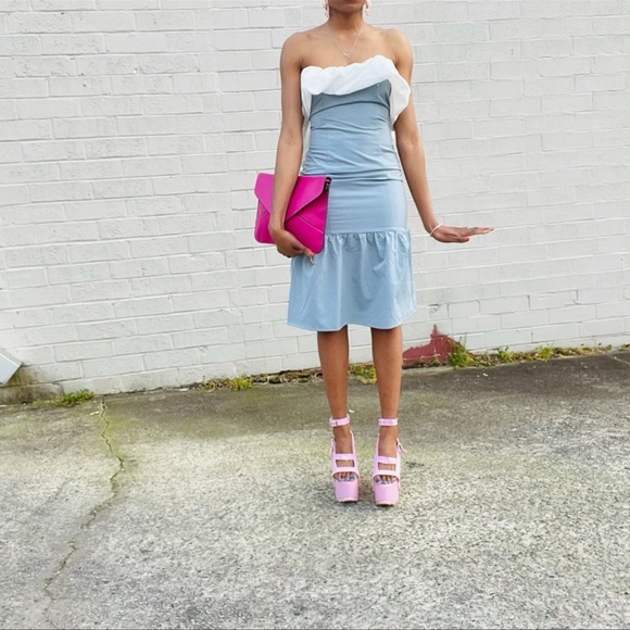 Powder Blue Dress 💙💙 - Picture 7 of 7